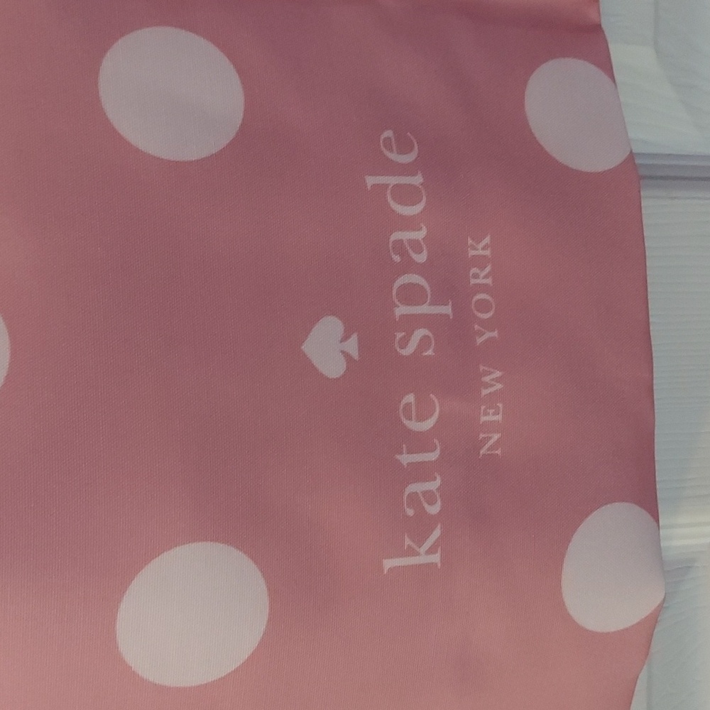 Kate Spade New York Cotton Candy Canvas Tote Bag Pink Polka Dot NWT  1 LEFT! - Picture 10 of 13
